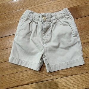 Polo Ralph Lauren Boys Chino Shorts Toddler Size 12 M Khaki Cotton Summer